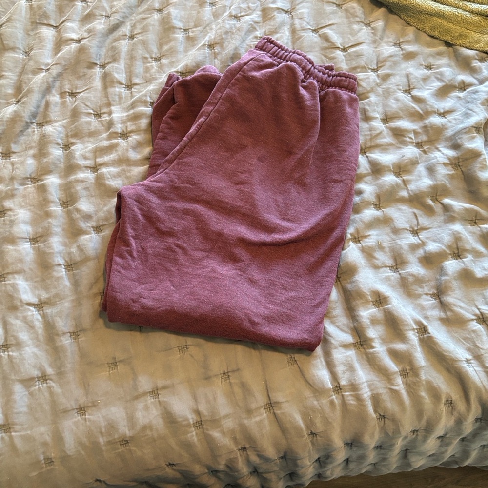 Gymshark Burgundy Sweats Joggers